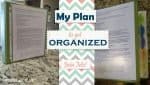 My Plan to get Organized