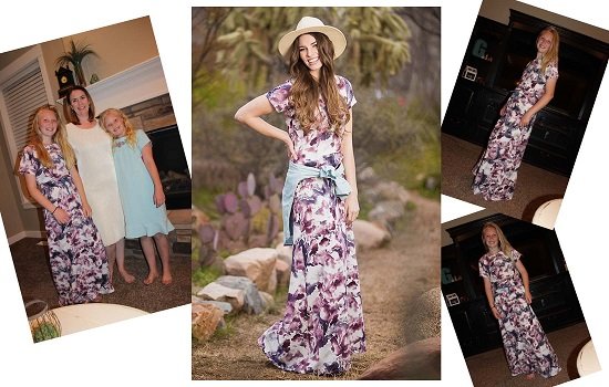Elegant Women and Tween Maxi Dress Utah