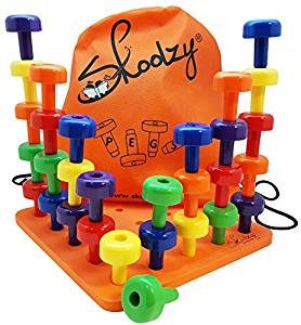Skoolzy Peg Board Montessori Toys for Toddlers e1533008622433