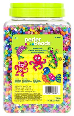 Perler 17000 Beads 22,000 Count Bead Jar Multi-Mix Colors