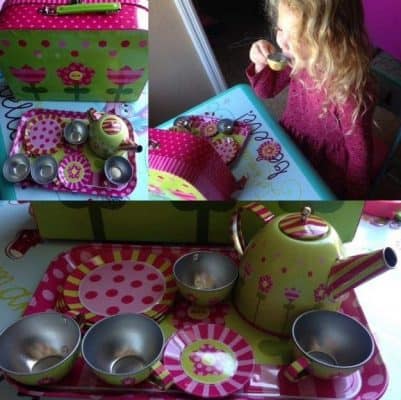 ALEX Pretend Tin Tea Set