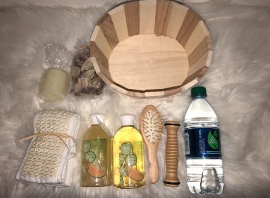 Freida and Joe, Wooden Massage and Reflexology Kit for Women At-Home Luxury Spa
