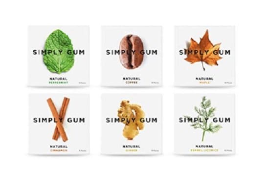 Simply Gum Natural Vegan Chewing Gum