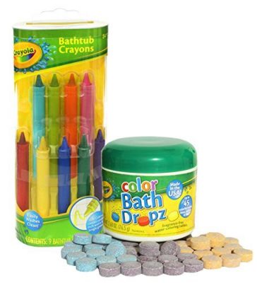 Crayola Bathtub Crayons with Crayola Color Bath Drops