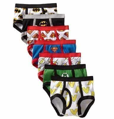 Handcraft Little Boys' Justice League Logo Brief (Pack of 7)