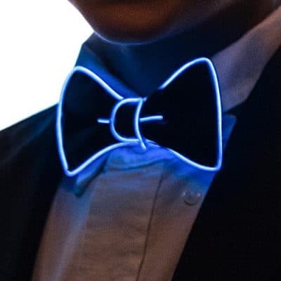 Neon Nightlife Light Up Bow Tie for Kids