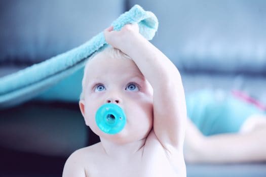 It is hard for a child to give up a pacifier