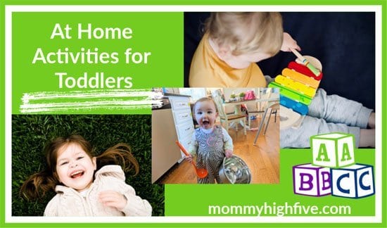 At Home Activities for Toddlers 