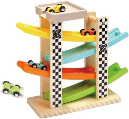 TOP BRIGHT Wooden Race Track