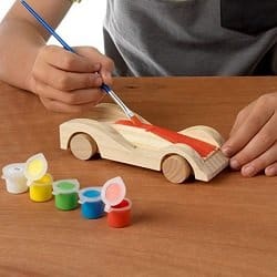 Build & Paint Wooden Cars