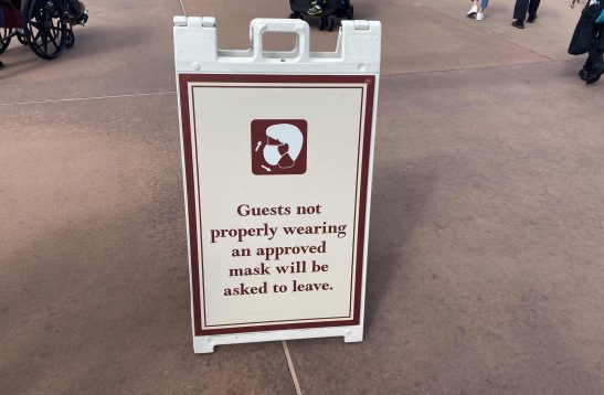 Mask Requirements at Disney Parks