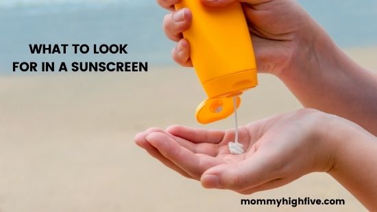 What to Look for in a Sunscreen Image