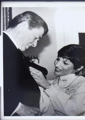 Candy pinning a MADD button on President Reagan 3 scaled e1631822177215
