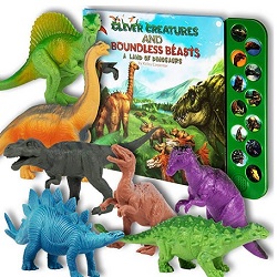 Interactive Book and Dinosaur Figures