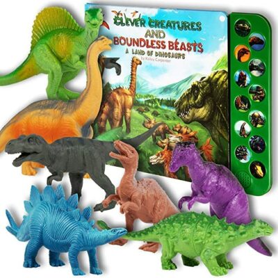 Interactive Book and Dinosaur Figures