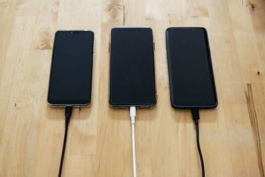Family cell phone docking station