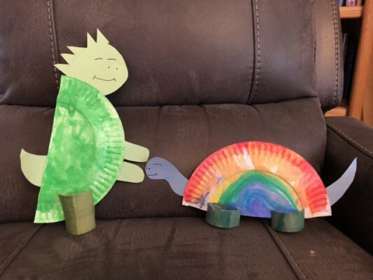 Dinosaur figures craft