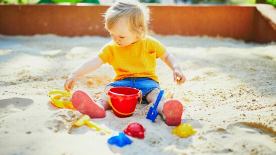 Toddler sandbox