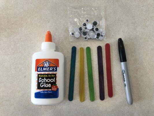 Popsicle Stick Snake Supplies